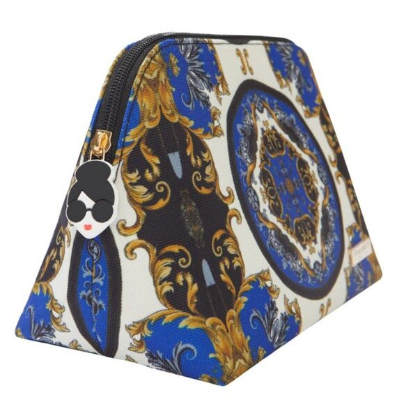 Alice + Olivia Handbags - NWT Alice + Olivia A+O X FABFITFUN Pencil Pouch in Regal Romance Sapphire